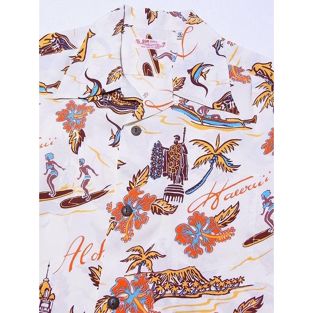 SUN SURF SURF[サンサーフ] アロハシャツ SS38313 ALOHA HAWAII (オフ