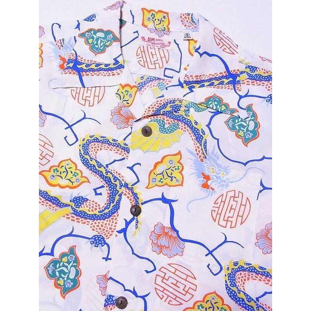 SUN SURF サンサーフ アロハシャツ SS38331 MING PRINT (オフホワイト