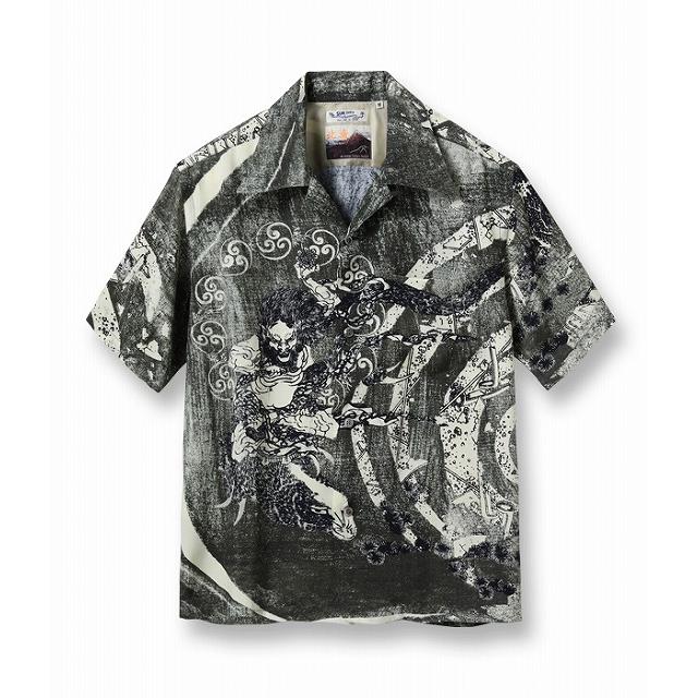 SUN SURF サンサーフ×葛飾北斎 アロハシャツ SS39133 釈迦御一代記図会  