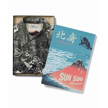 SUN SURF サンサーフ×葛飾北斎 アロハシャツ SS39133 釈迦御一代記図会 