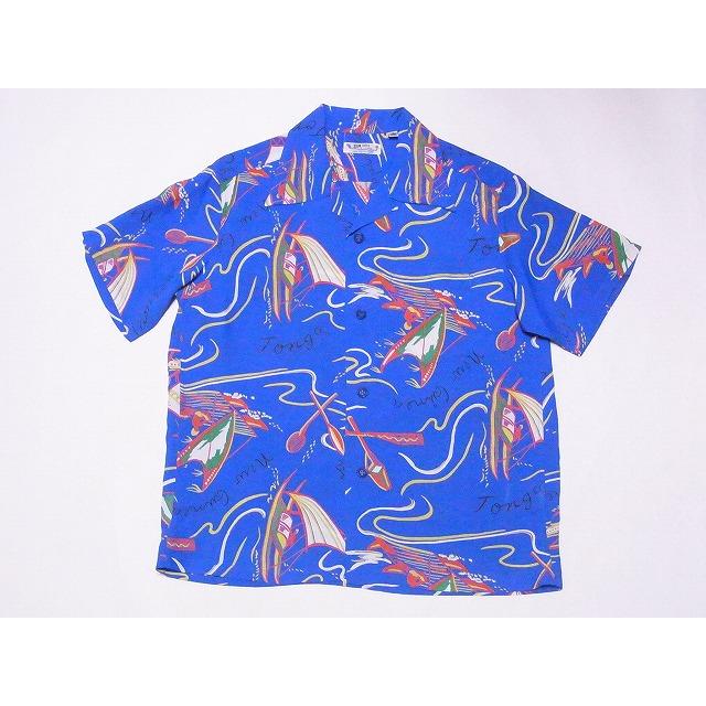 サンサーフ SUN SURF アロハシャツ “SOUTH SEA OUTRIGGER” S/S RAYON