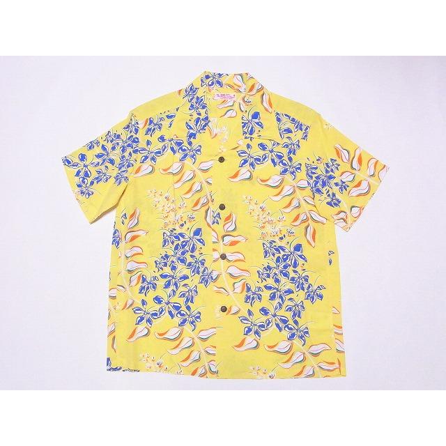 SUN SURF サンサーフ アロハシャツ SS39221 GINGER LILY (イエロー