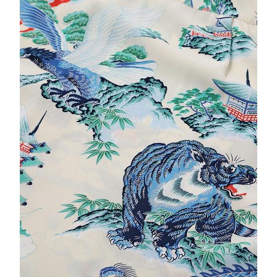 SUN SURF サンサーフ アロハシャツ SS39743 EAGLE, TIGER, DRAGON 鷲