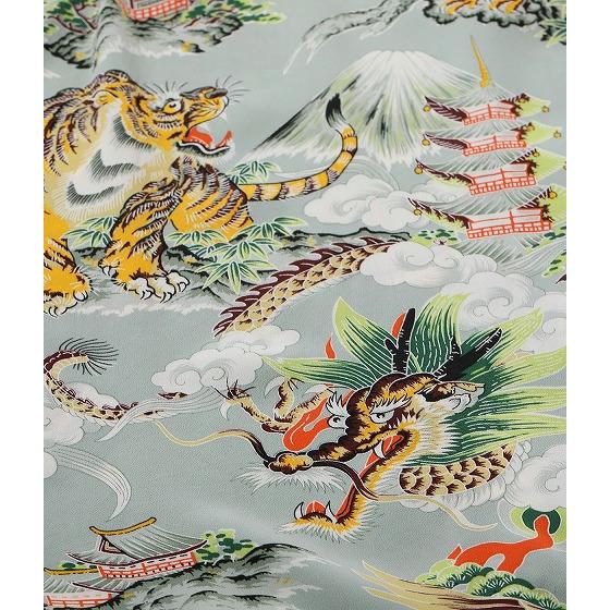 SUN SURF サンサーフ アロハシャツ SS39743 EAGLE, TIGER, DRAGON 鷲