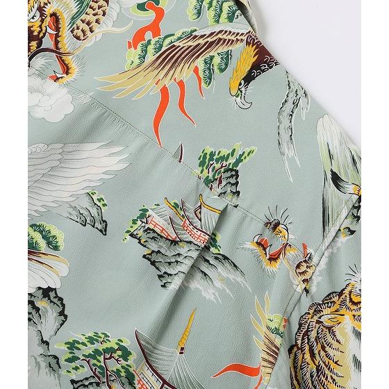 SUN SURF サンサーフ アロハシャツ SS39743 EAGLE, TIGER, DRAGON 鷲