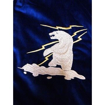 テーラー東洋　TT14467 別珍　スカジャン　アラスカ　マップ 東洋スカジャン【ALASKAN EAGLE×ALASKA MAP】別珍スカ・NO-388/tt14467-128