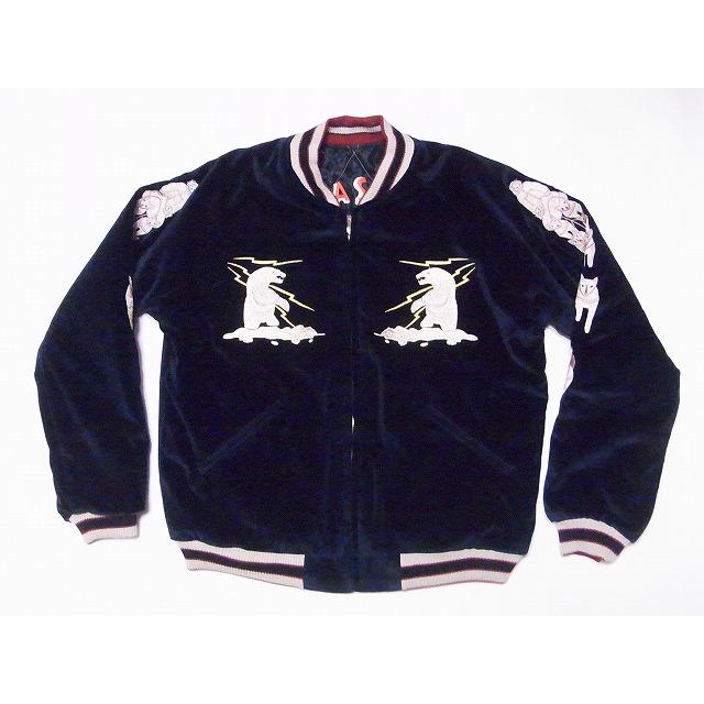 テーラー東洋スカジャン「LIGHTNING POLAR BEAR×ALASKA MAP テーラー東洋スカジャン「LIGHTNING POLAR BEAR×ALASKA MAP
