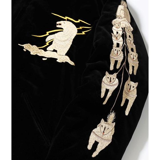 新品未使用 テーラー東洋 スカジャン ポーラーベア × アラスカ地図 別珍L TAILOR TOYO テーラー東洋 東洋エンタープライズ スカジャン