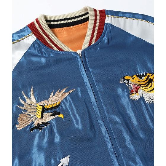 東洋エンタープライズ　別珍　スカジャン　M 鷹　虎　日本地図 TAILOR TOYO テーラー東洋 スカジャン TT15877 TIGER HEAD × JAPAN MAP