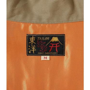 テーラー東洋 TAILOR TOYO ベトジャン TT15879 DRAGON ドラゴン 龍 ベトナムジャンパー ベトナムジャケット 東洋エンタープライズ (ベージュ)の画像