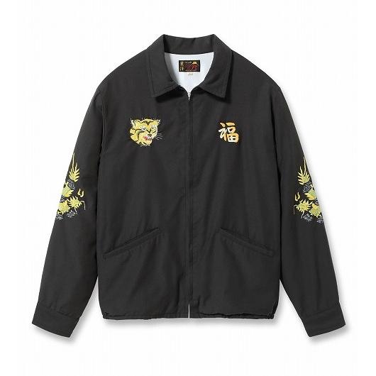 テーラー東洋 TAILOR TOYO ベトジャン TT15880 VIETNAM MAP ベトナムマップ エイジングモデル AGING MODEL ベトナムジャンパー 東洋エンタープライズ (ブラック)の画像