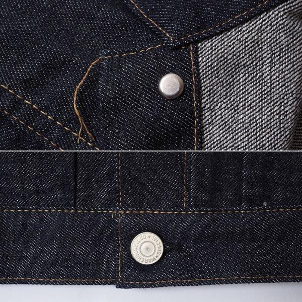 WAREHOUSE ウエアハウス デニムジャケット 2001XX ジージャン ファースト 1ST TYPE DENIM JACKET Gジャン (インディゴ/NON-WASH)の画像