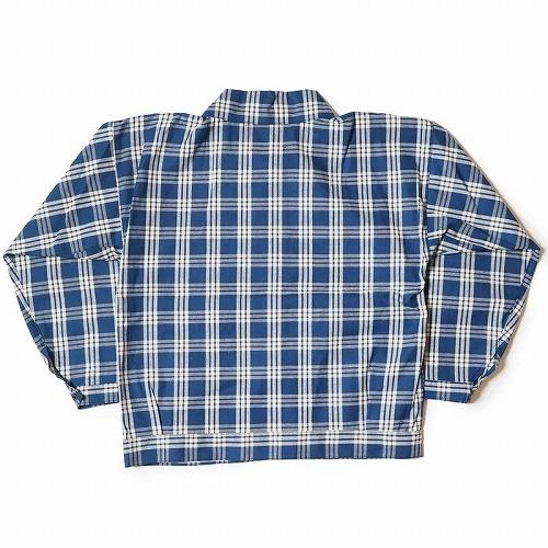 WAREHOUSE ウエアハウス インディゴ ＆ ホワイトチェック ブラウス ジャケット 2231 1900’S INDIGO BLUE and WHITE CHECK BLOUSE(インディゴチェック/NON-WASH)の画像