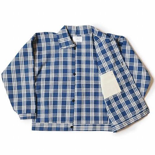 WAREHOUSE ウエアハウス インディゴ ＆ ホワイトチェック ブラウス ジャケット 2231 1900’S INDIGO BLUE and WHITE CHECK BLOUSE(インディゴチェック/NON-WASH)の画像