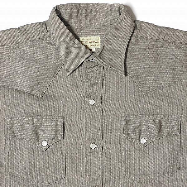 WAREHOUSE ウエアハウス ピケ ウエスタンシャツ 3030 長袖 ピケウエスタン PIQUE WESTERN SHIRTS (NON-WASH)｜cream05｜11