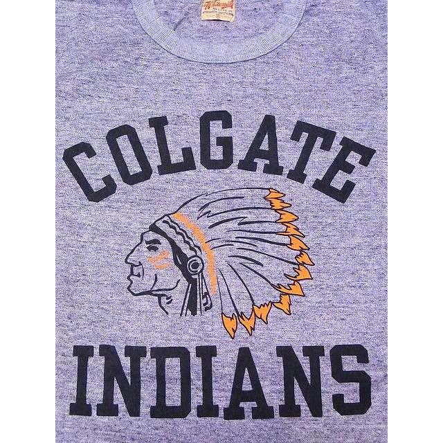WHITESVILLE Whitesville ホワイツヴィル Tシャツ WV78190 COLGATE INDIANS 14/- S/S T ...