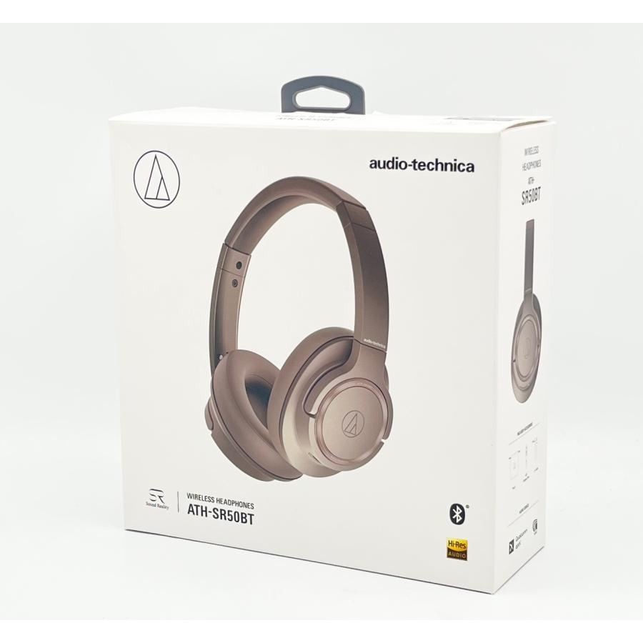 audio-technica SoundReality ヘッドホンATH-SR50BT BW : ショッピング