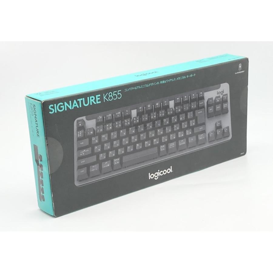 logicool SIGNATURE K855 キーボード 本体　未開封 中古 ロジクール SIGNATURE K855GR 無線 メカニカルキーボード TTC製