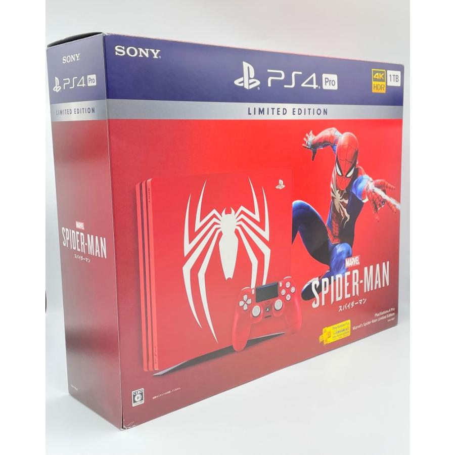 中古 PlayStation 4 Pro Marvels Spider-Man Limited Edition 