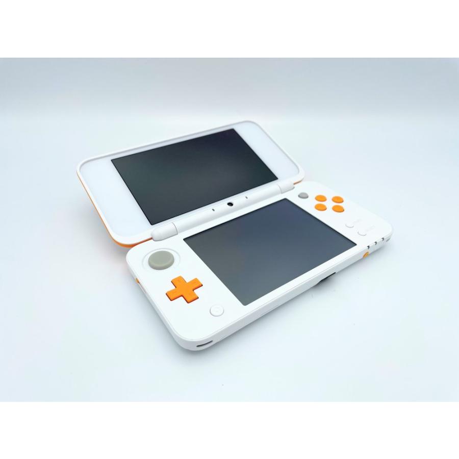 【中古 動作確認済】 Newニンテンドー2DS LL ホワイト×オレンジ_1