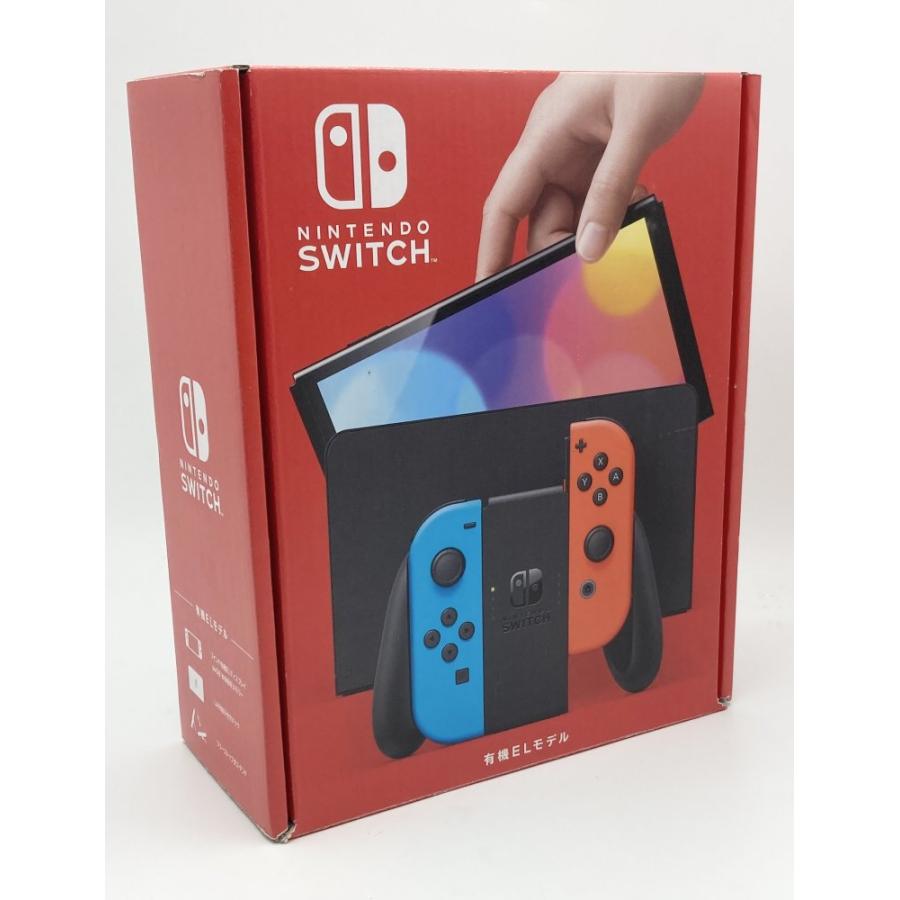 中古 動作確認済】 Nintendo Switch(有機ELモデル) Joy-Con(L) ネオン