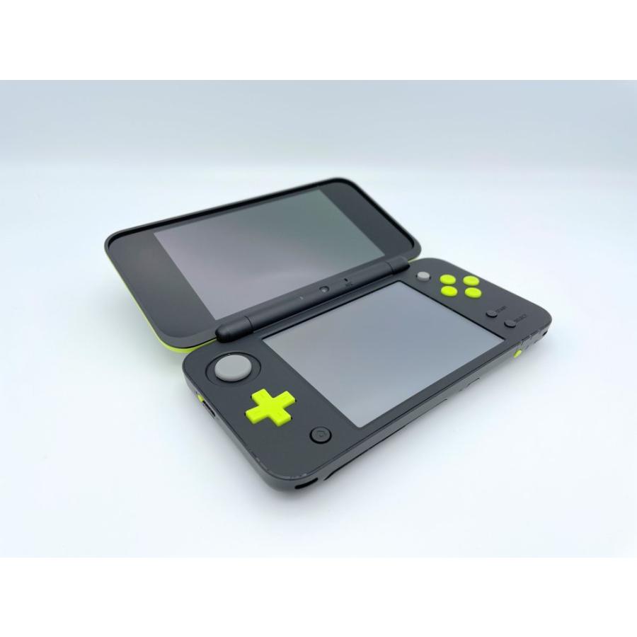 中古 動作確認済】 Newニンテンドー2DS LL ブラック×ライム