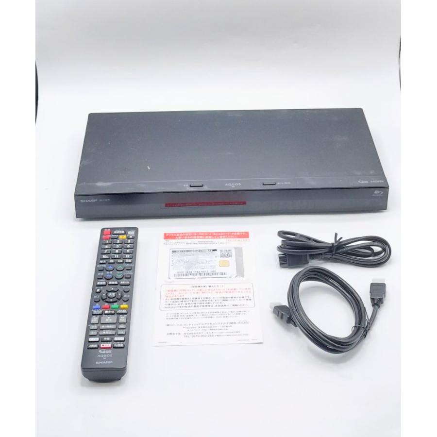中古 シャープ 1TB 3番組同時録画 ブルーレイレコーダー 2B-C10CT1
