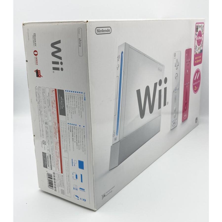 中古 Wii本体(シロ) Wiiリモコンプラス2個、Wiiパーティ同梱