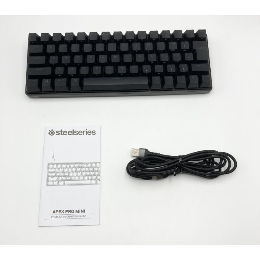中古 SteelSeries ラピッドトリガー 搭載 ゲーミングキーボード ミニ