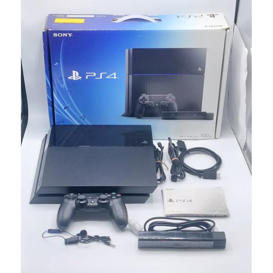 PS4　本体 中古 　 動作確認済  PlayStation4　カメラ同梱 中古 動作確認済】 PlayStation 4 Camera同梱版 ジェット・ブラック