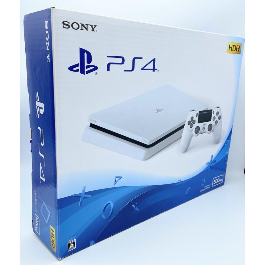中古 動作確認済】 PlayStation 4 グレイシャー・ホワイト 1TB (CUH