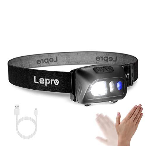 Lepro Led ヘッドライト センサー付き Usb充電式 ヘッドランプ 超軽量 Ledヘッドライト 白光 赤光 5つ点灯モード 実用点灯6 時間 2年間保証付き 釣り 登 ヘッドライト ヘッドランプ 人気激安 Kec Landasanulin Banjarbarukota Go Id