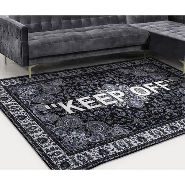 Paisley KEEP OFF Logo Rug ペイズリー柄 バンダナ柄 キープオフ ラグ