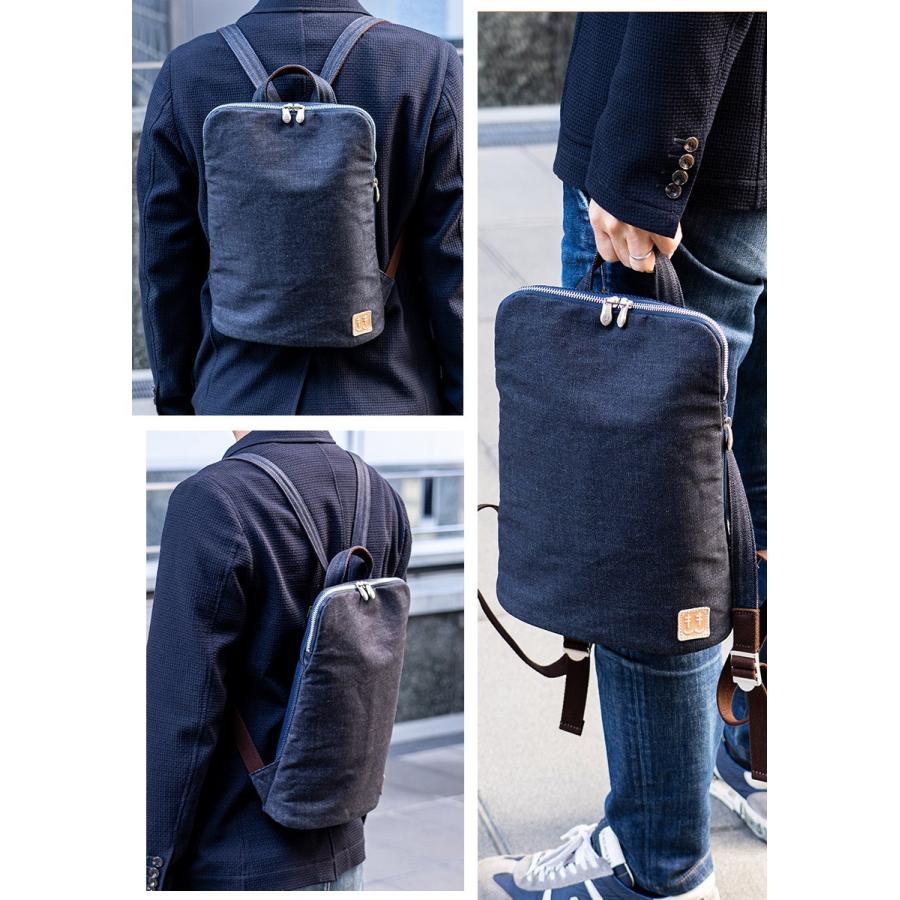 リュック メンズ 多機能 おしゃれ カジュアル 小さめ 薄型 軽量 日本製