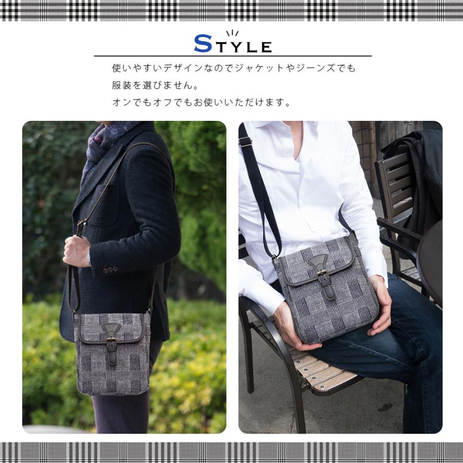 ショルダーバッグ メンズ シニア 男性 70代 60代 50代 40代 斜めがけ