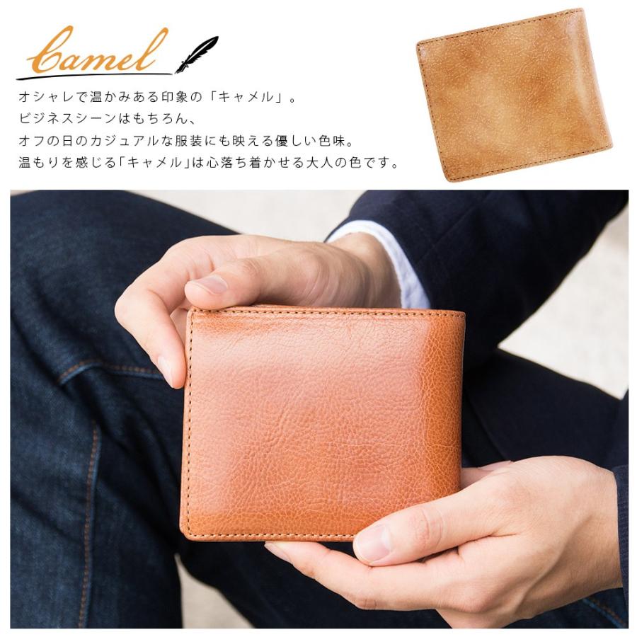 国際ブランド イタリアンレザー 二つ折り財布 メンズ 小銭入れ付き 本革 名入れ 財布 バレンタイン プレゼント 最新人気 Klientsoft Com