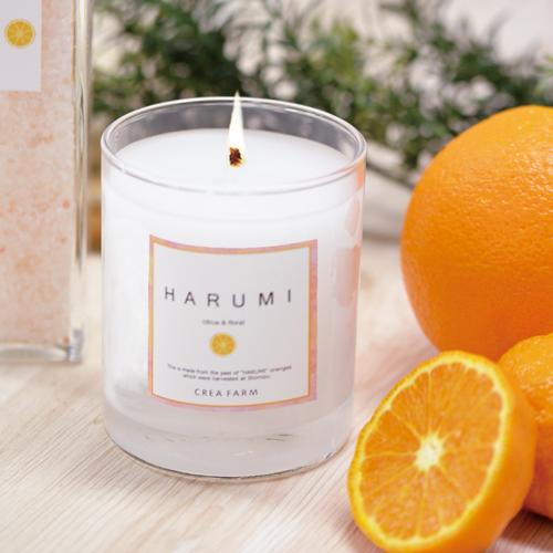 HARUMI はるみ アロマキャンドル 180g キャンドル アロマ ギフト 香り 静岡産 はるみ 使用 柑橘 シトラス フレグランス |  | 01