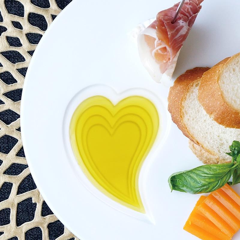 波佐見焼 ハートフルフラットプレート オリジナルBOX入り 食器 お皿 プレート 洋食器 白 ホワイト 日本製 国産 日本産 おしゃれ | 