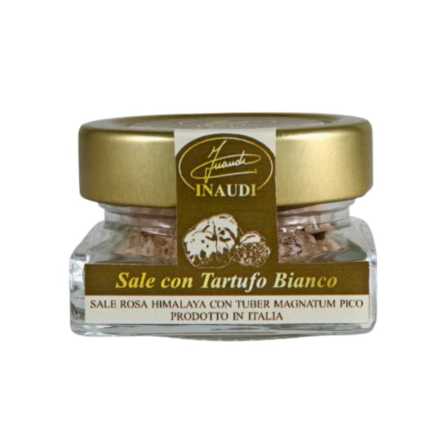 イナウディ 白トリュフ塩 30g トリュフソルト 塩 調味料 イタリア 岩塩 ピンク 香り 肉料理 ステーキ オムレツ 卵 高級 贅沢 プレゼント | INAUDI