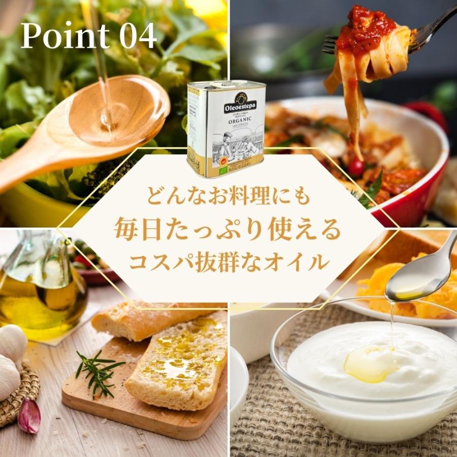 エコロヒコ 有機 エキストラバージン オリーブオイル 2500ml 3缶セット オレオエステパ 業務用 当店限定販売 オーガニック オリーブジャパン 2025 金賞 | Oleoestepa | 08