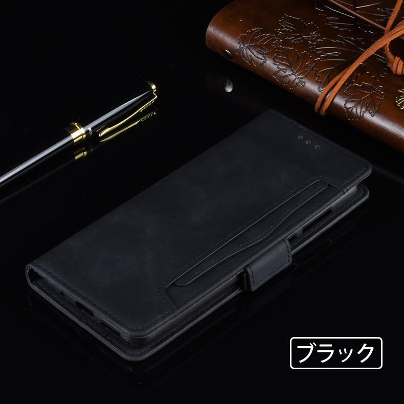 ☆ AQUOS Sense6 ケース 手帳型 AQUOS ス ブラック 953 AQUOS sense sense6 専用レザーケース 手帳型 カード収納付き