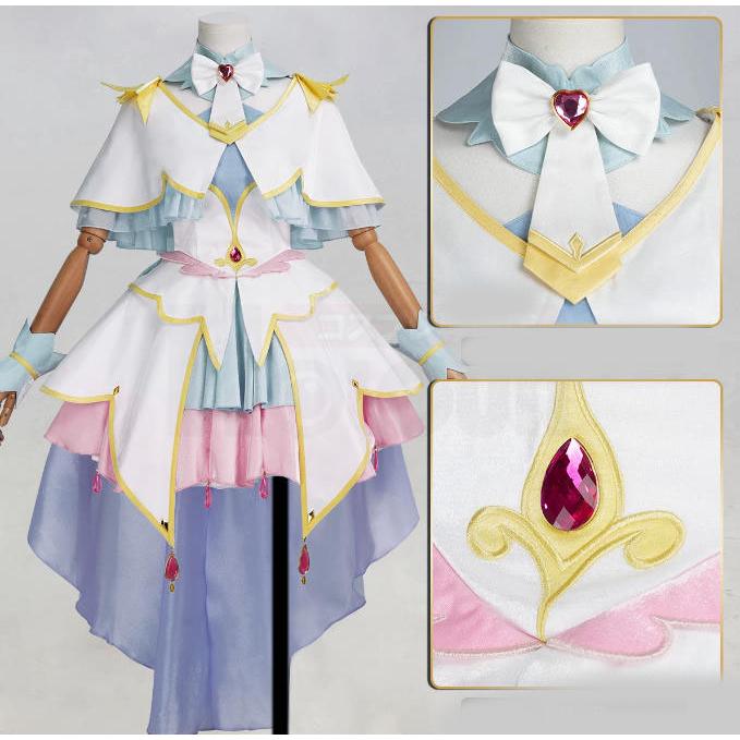 名探偵プリキュア 森亜るるか Cure Arcana キュアアルカナ 真実を照らす白き光 コスプレ衣装 cosplay イベント コスチューム 変装活動 仮装 学園祭 撮影 祭り |  | 04