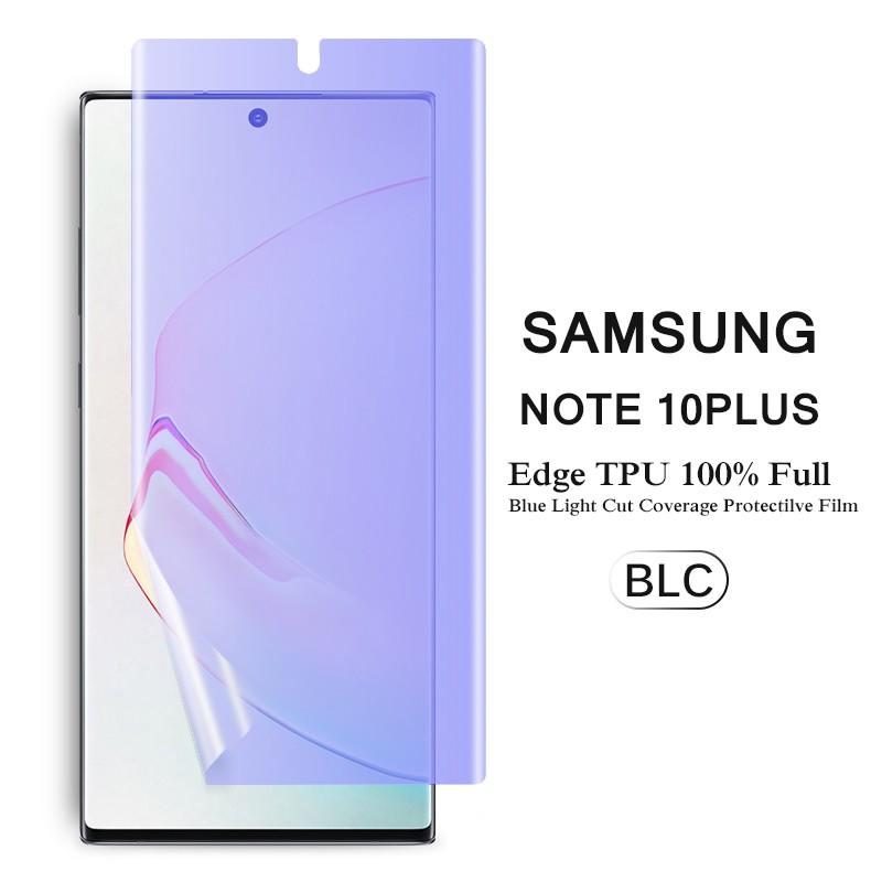 Galaxy Samsung Note 10+ 用液晶保護フィルム ブルーライトカット 全
