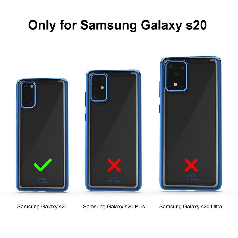 Galaxy S20 docomo 5G 本体(カバー付き) Galaxy S Samsung S20 5G 裏面用ケース メッキ加工 TPU 全6色
