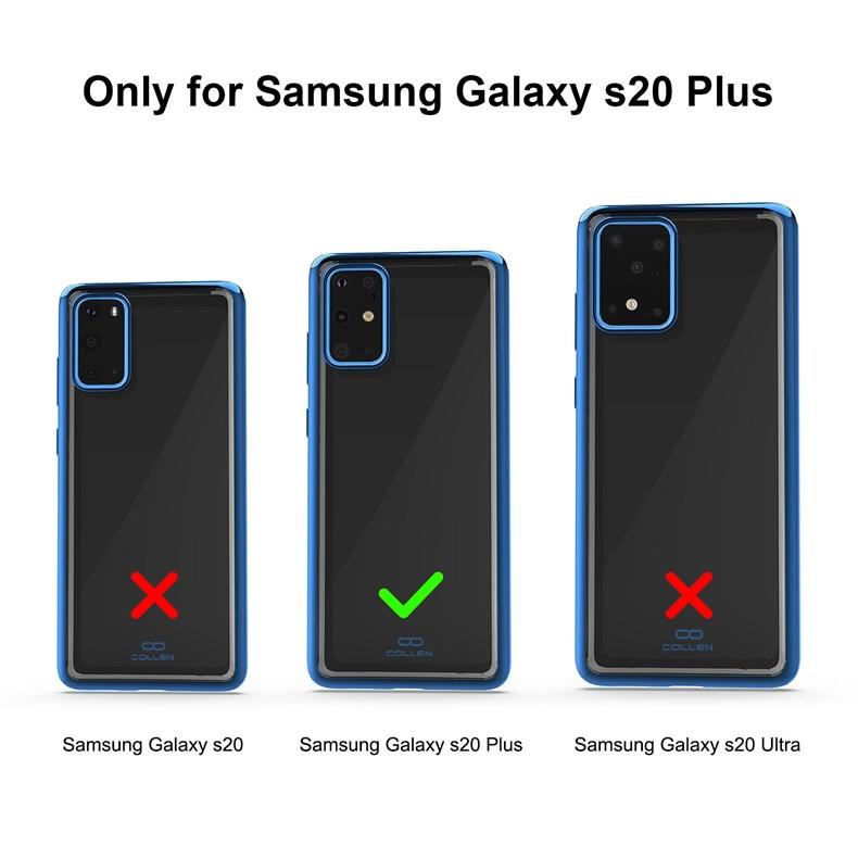 Galaxy S Samsung S20+ 5G 裏面用ケース メッキ加工 TPU 全6色