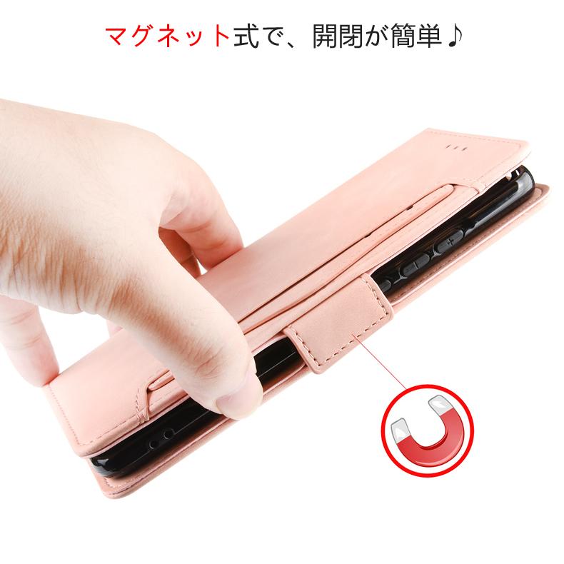 Galaxy S Samsung S21+ 5G 専用レザーケース 手帳型 カード収納付き
