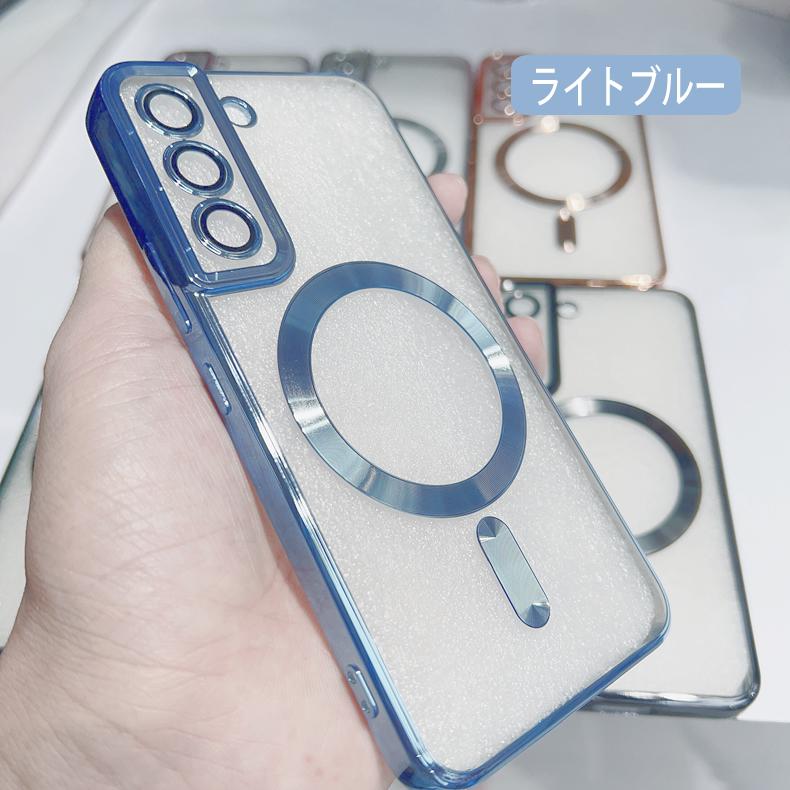 Galaxy S Samsung S22 5G 背面用ケース MagSafe対応 レンズ保護ガラス