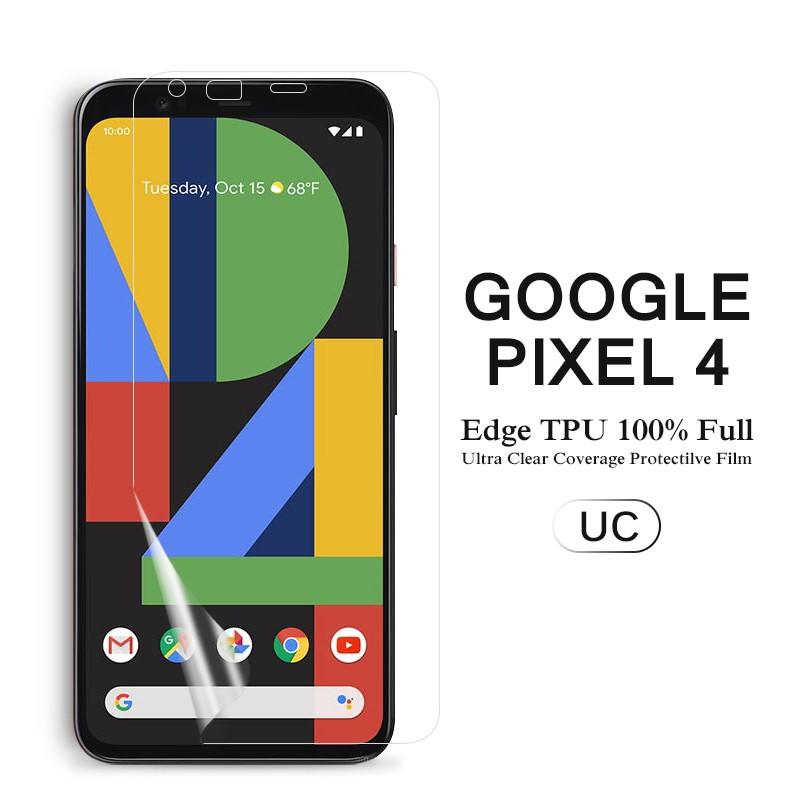 2枚セット) Google Pixel 4 用液晶保護フィルム 全画面カバー TPU素材 