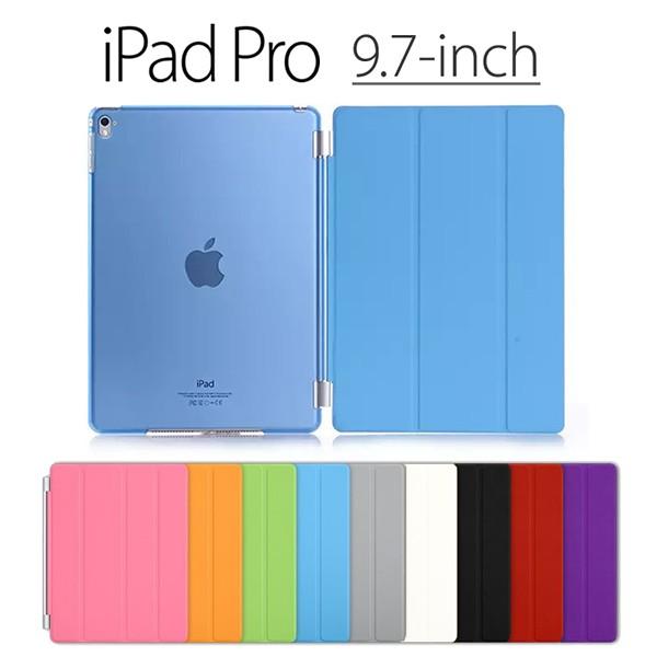 正規販売店 レビュー記入で送料無料 メール便発送 Ipad Pro 9 7インチ スマートカバー スリープ機能付け Case レザーケース 全9色 Pro9 7 両面カバー ケース