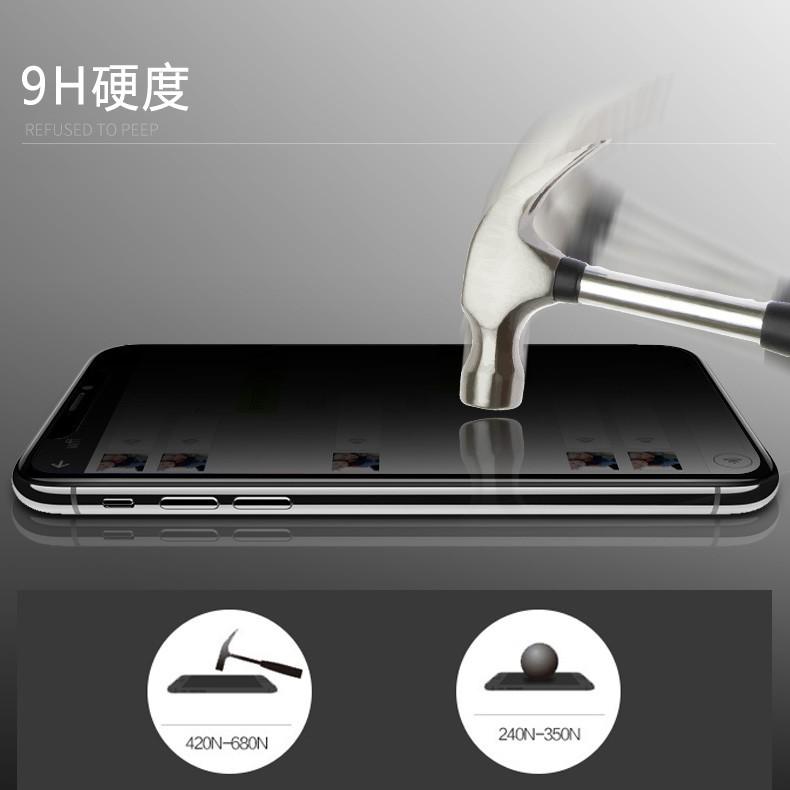 (送料無料) iPhone XR / iPhone 11 覗き見防止 全画面カバー 液晶保護ガラスフィルム 炭素繊維素材枠 (iPhoneXR iPhone11 0.26mm 3D) | iPhone XR | 04